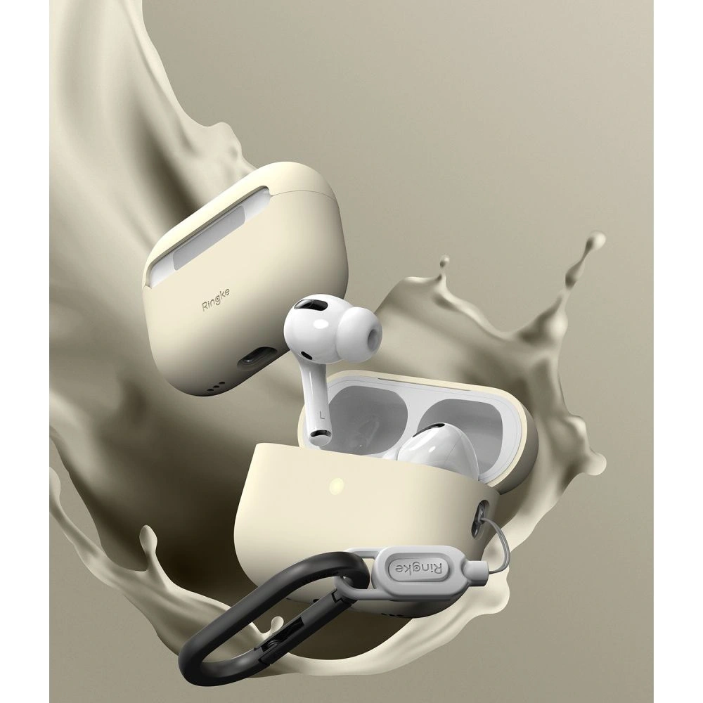 Hurtownia GSM - Etui Ringke Silicone Apple AirPods Pro 2/1 Krémové - RGK1731 - {ean13} - Hurt