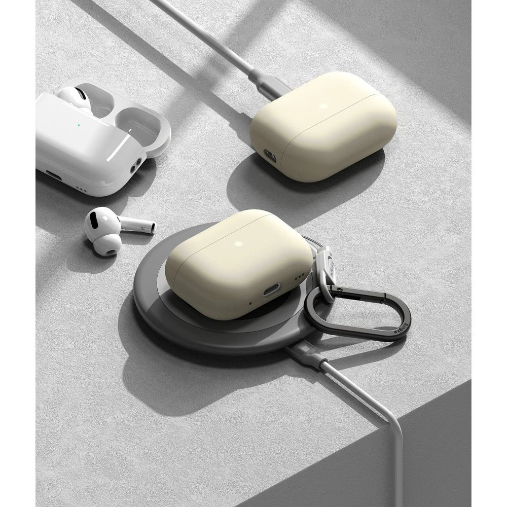 Hurtownia GSM - Case Ringke Silikon für Apple AirPods Pro 2/1 Creme - RGK1731 - {ean13} - Hurt