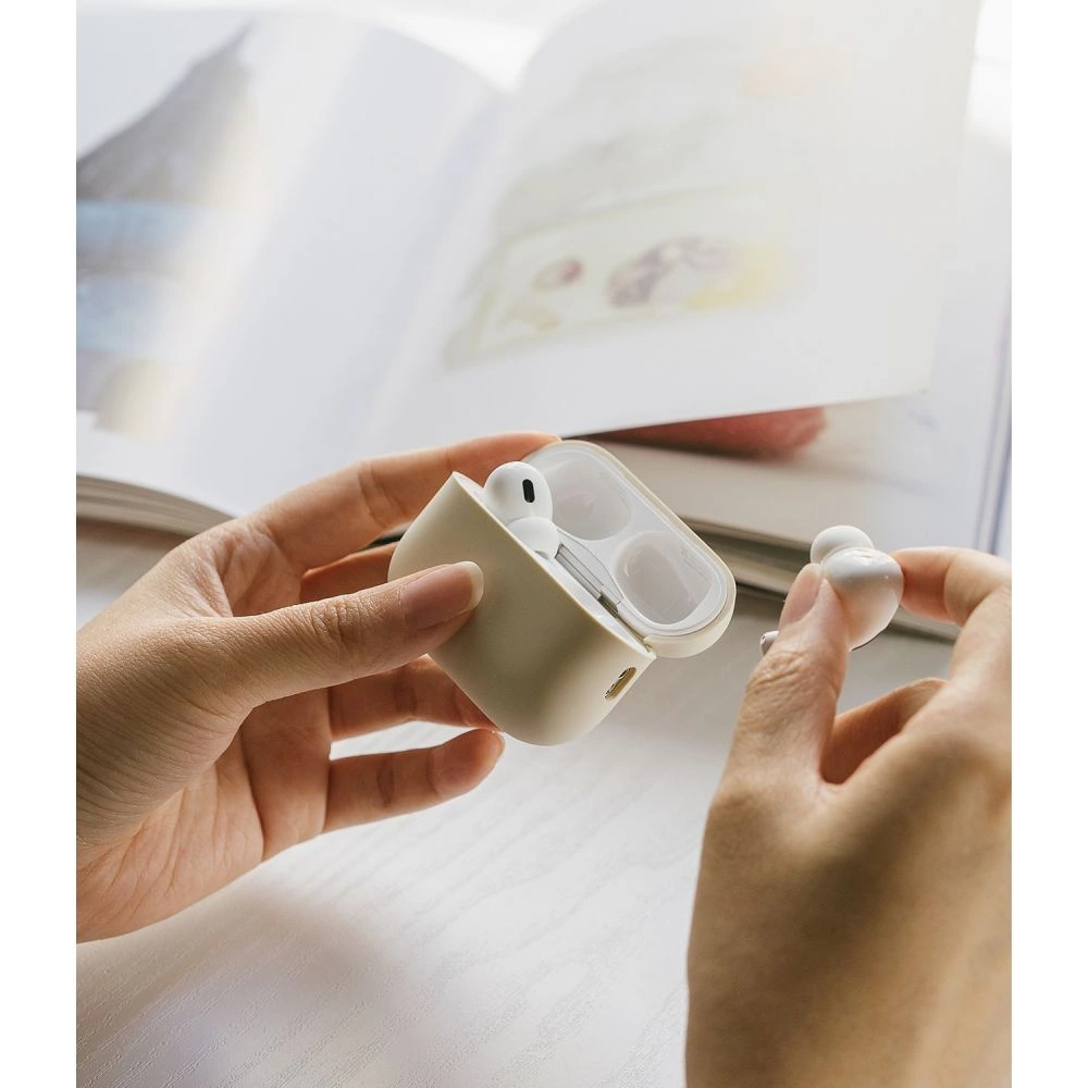 Hurtownia GSM - Etui Ringke Silicone Apple AirPods Pro 2/1 Krémové - RGK1731 - {ean13} - Hurt