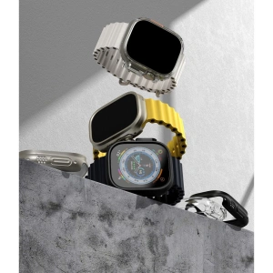 Hurtownia GSM - Etui Ringke Slim Apple Watch Ultra 49mm Átlátszó és Matt Fekete [2 PACK] - RGK1732 - {ean13} - Hurt