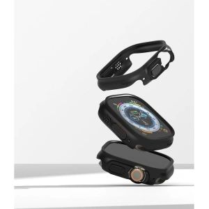 Hurtownia GSM - Etui Ringke Slim Apple Watch Ultra 49mm Átlátszó és Matt Fekete [2 PACK] - RGK1732 - {ean13} - Hurt