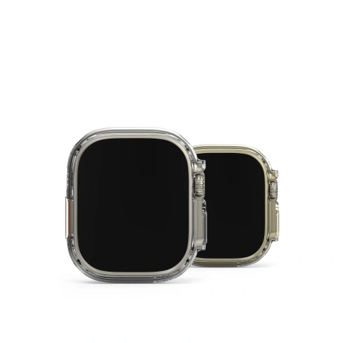 Etui Ringke Slim Apple Watch Ultra 1 / 2 / 3 49mm Clear & Matte Black [2 PACK]