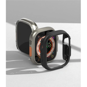 Hurtownia GSM - Etui Ringke Slim Apple Watch Ultra 49mm Átlátszó és Matt Fekete [2 PACK] - RGK1732 - {ean13} - Hurt