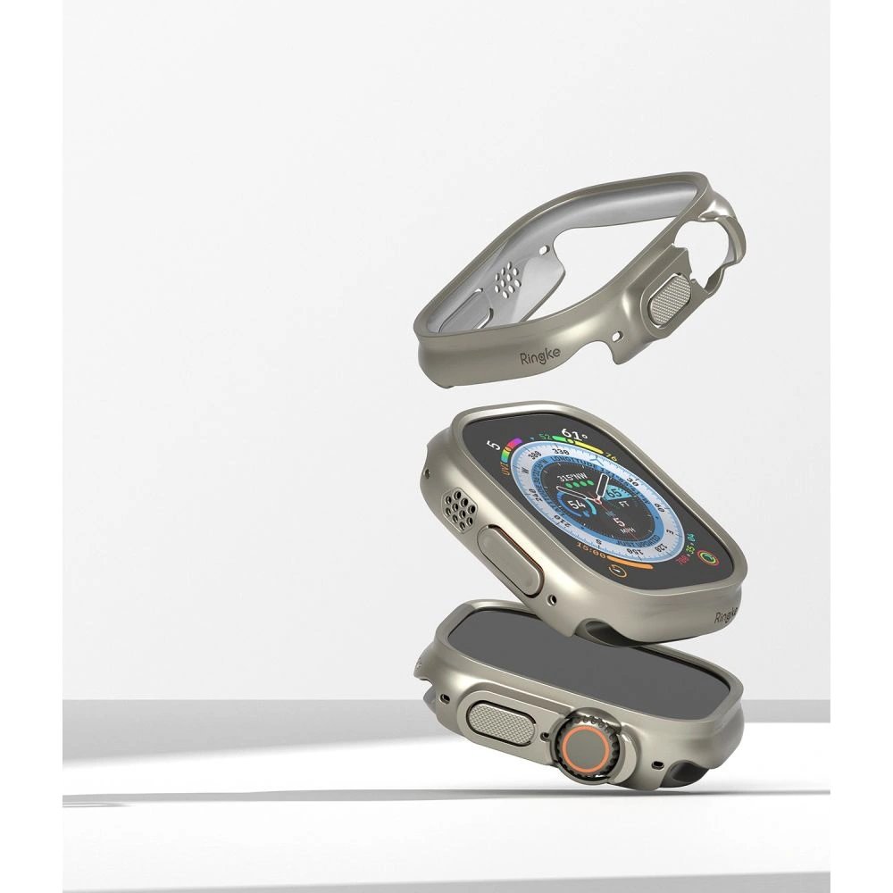 Hurtownia GSM - Etui Ringke Slim Apple Watch Ultra 49mm Clear & Titanium Grey [2 PACK] - RGK1733 - {ean13} - Hurt