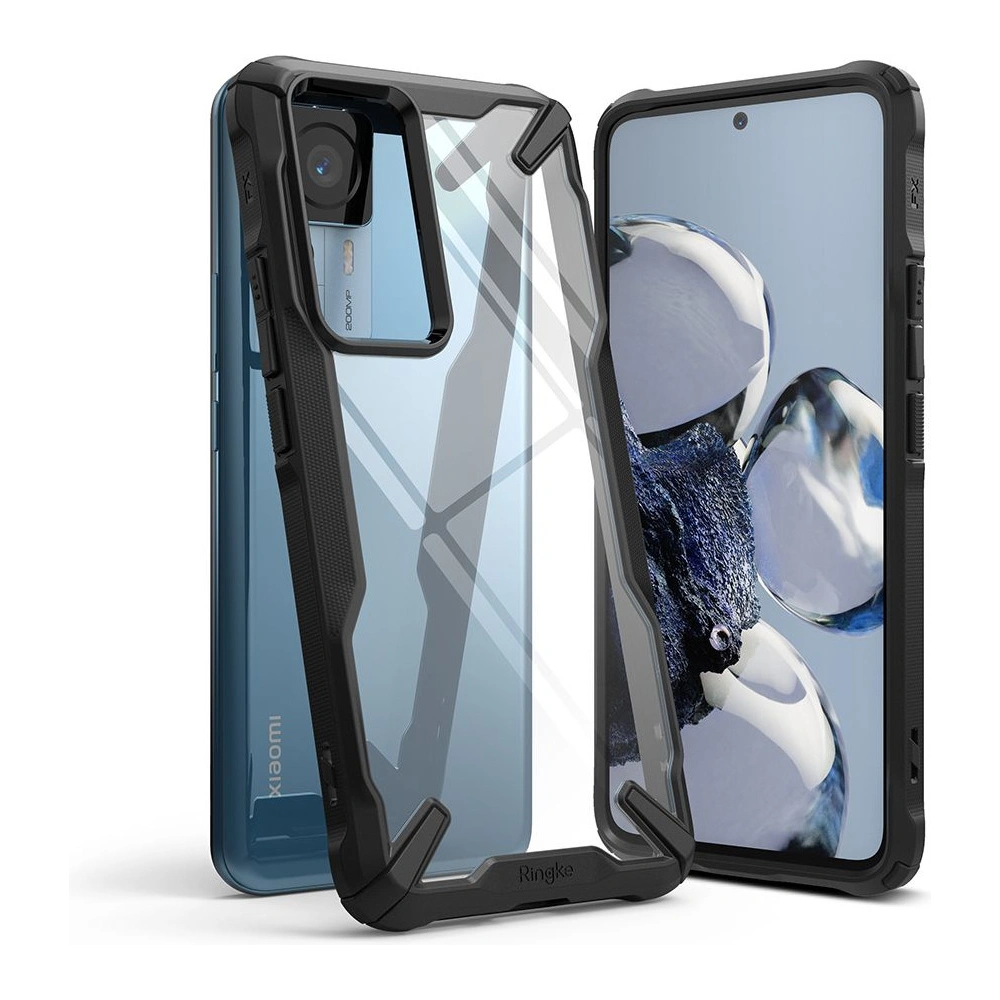 Hurtownia GSM - Etui Ringke Fusion-X Xiaomi 12T/12T Pro Fekete - RGK1734 - {ean13} - Hurt