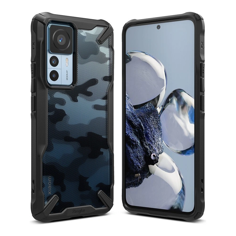 Hurtownia GSM - Etui Ringke Fusion-X Design Xiaomi 12T/12T Pro Camo (Moro) Fekete - RGK1735 - {ean13} - Hurt