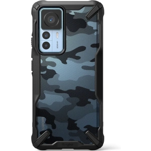 Hurtownia GSM - Etui Ringke Fusion-X Design Xiaomi 12T/12T Pro Camo (Moro) černé - RGK1735 - {ean13} - Hurt