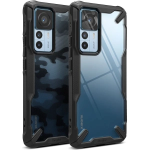 Hurtownia GSM - Etui Ringke Fusion-X Design Xiaomi 12T/12T Pro Camo (Moro) černé - RGK1735 - {ean13} - Hurt