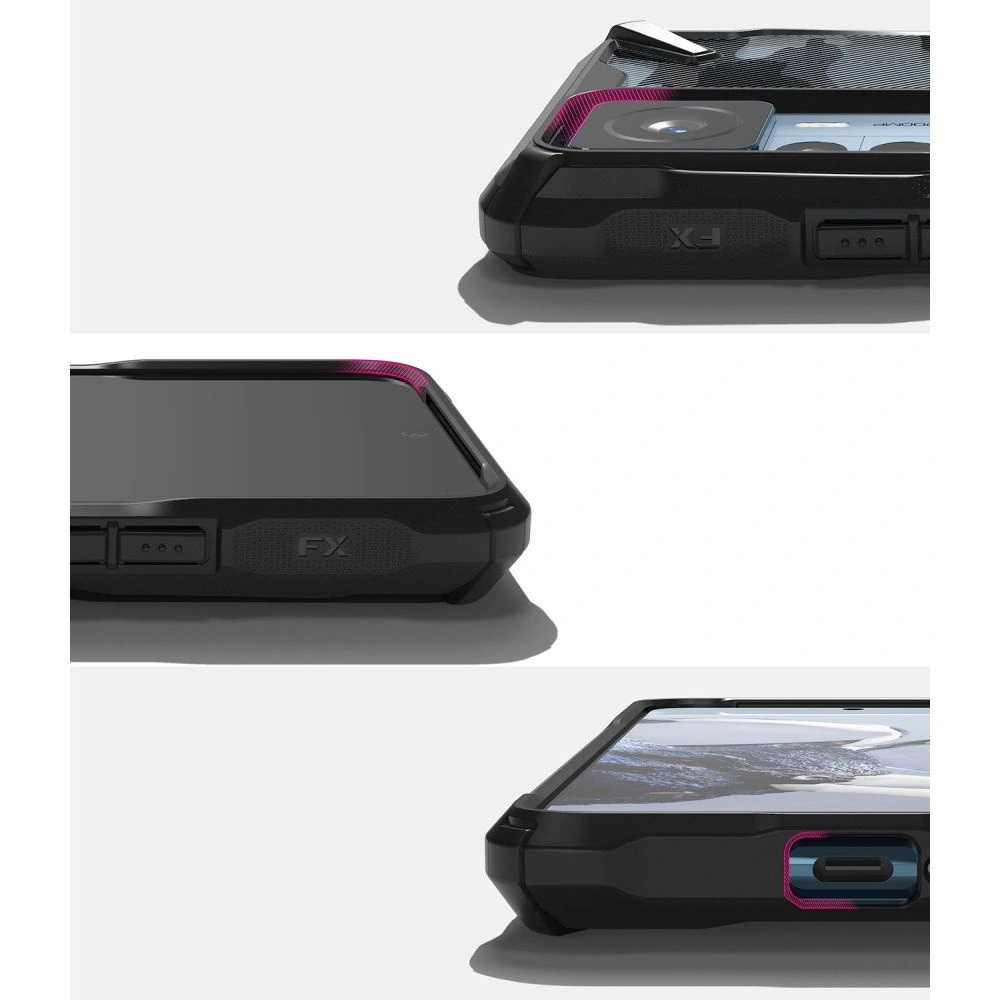 Hurtownia GSM - Etui Ringke Fusion-X Design Xiaomi 12T/12T Pro Camo (Moro) Fekete - RGK1735 - {ean13} - Hurt