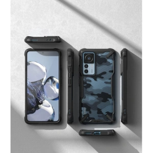 Hurtownia GSM - Etui Ringke Fusion-X Design Xiaomi 12T/12T Pro Camo (Moro) černé - RGK1735 - {ean13} - Hurt