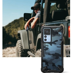 Hurtownia GSM - Etui Ringke Fusion-X Design Xiaomi 12T/12T Pro Camo (Moro) černé - RGK1735 - {ean13} - Hurt