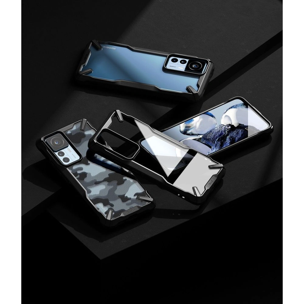 Hurtownia GSM - Etui Ringke Fusion-X Design Xiaomi 12T/12T Pro Camo (Moro) Fekete - RGK1735 - {ean13} - Hurt