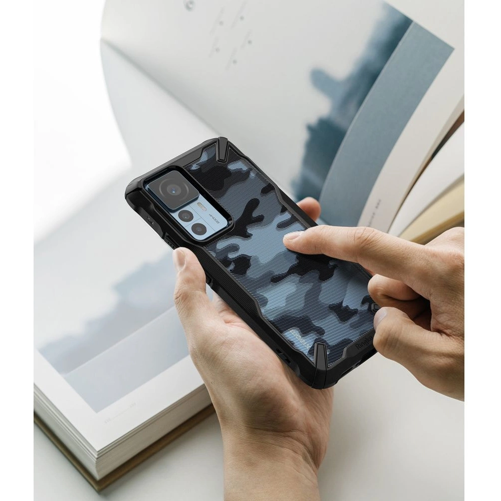 Wholesale Ringke Fusion-X Design Xiaomi 12T/12T Pro Camo Black - RGK1735 - {ean13} - Hurt
