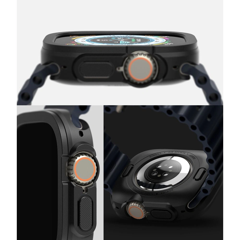 Hurtownia GSM - Etui Ringke Air Sports Apple Watch Ultra 49mm Negru - RGK1736 - {ean13} - Hurt