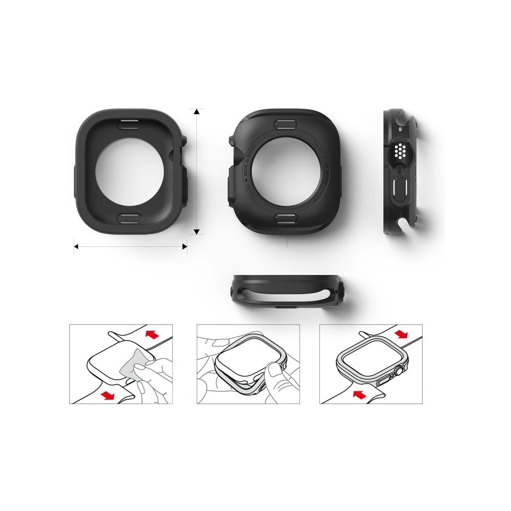 Hurtownia GSM - Etui Ringke Air Sports Apple Watch Ultra 49mm Negru - RGK1736 - {ean13} - Hurt