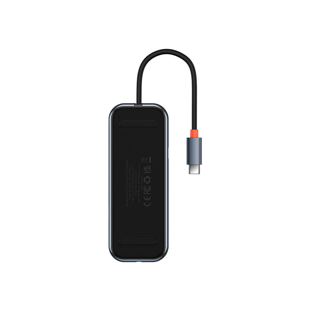 Wholesale Hub 7in1 Baseus AcmeJoy Series USB-C to 2xUSB 3.0 + HDMI + USB 2.0 + USB-C PD + SD/TF (gray) - BSU3708 - {ean13} - Hurt