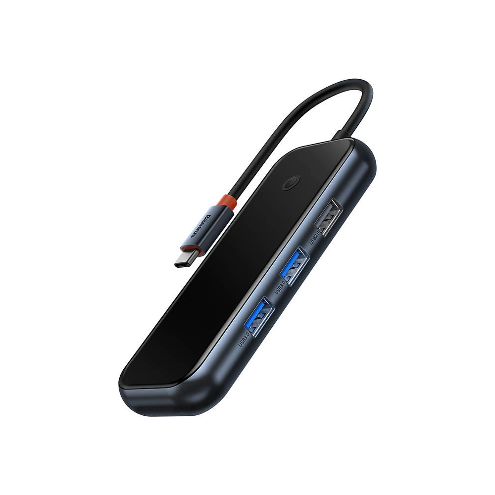 Wholesale Hub 7in1 Baseus AcmeJoy Series USB-C to 2xUSB 3.0 + HDMI + USB 2.0 + USB-C PD + SD/TF (gray) - BSU3708 - {ean13} - Hurt