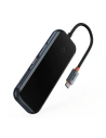 Wholesale Hub 7in1 Baseus AcmeJoy Series USB-C to 2xUSB 3.0 + HDMI + USB 2.0 + USB-C PD + SD/TF (gray) - BSU3708 - {ean13} - Hurt
