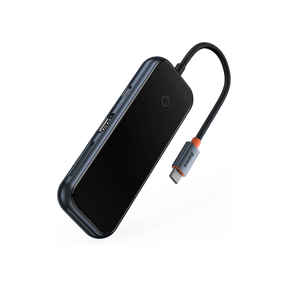 Wholesale Hub 7in1 Baseus AcmeJoy Series USB-C to 2xUSB 3.0 + HDMI + USB 2.0 + USB-C PD + SD/TF (gray) - BSU3708 - {ean13} - Hurt