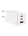 Hurtownia GSM - Ładowarka sieciowa Baseus GaN5 Pro 2xUSB-C + USB, 65W (biała) - BSU3709 - {ean13} - Hurt