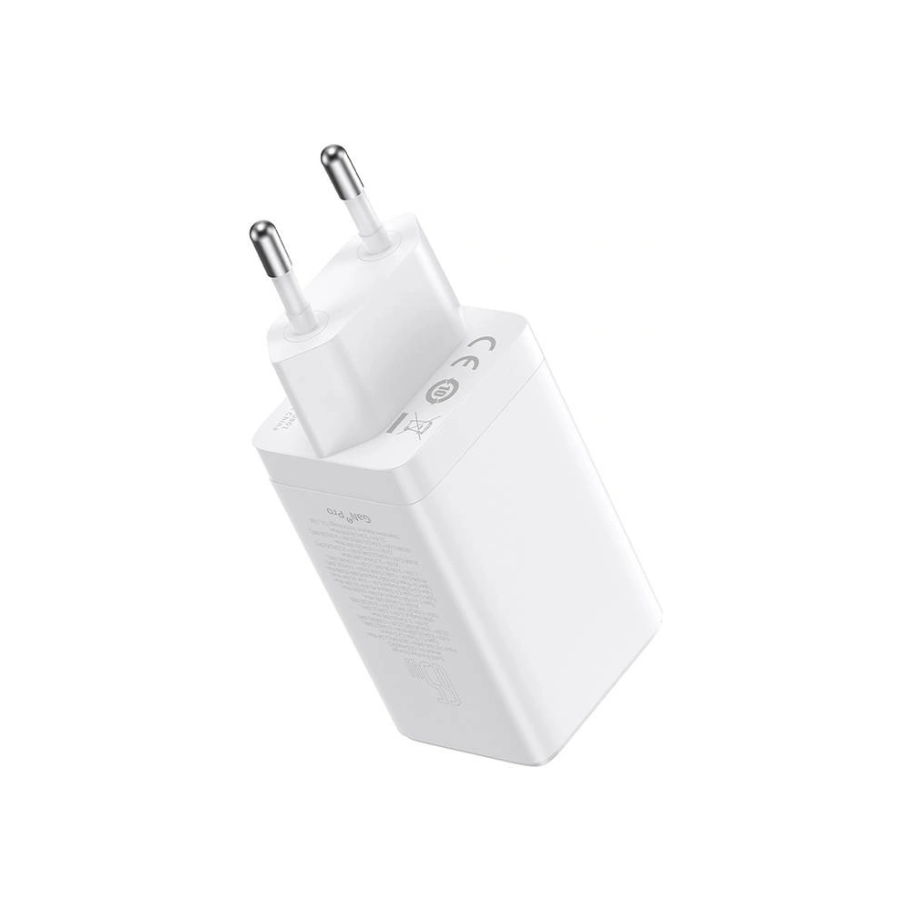Hurtownia GSM - Încărcător de rețea Baseus GaN5 Pro 2xUSB-C + USB, 65W (alb) - BSU3709 - {ean13} - Hurt