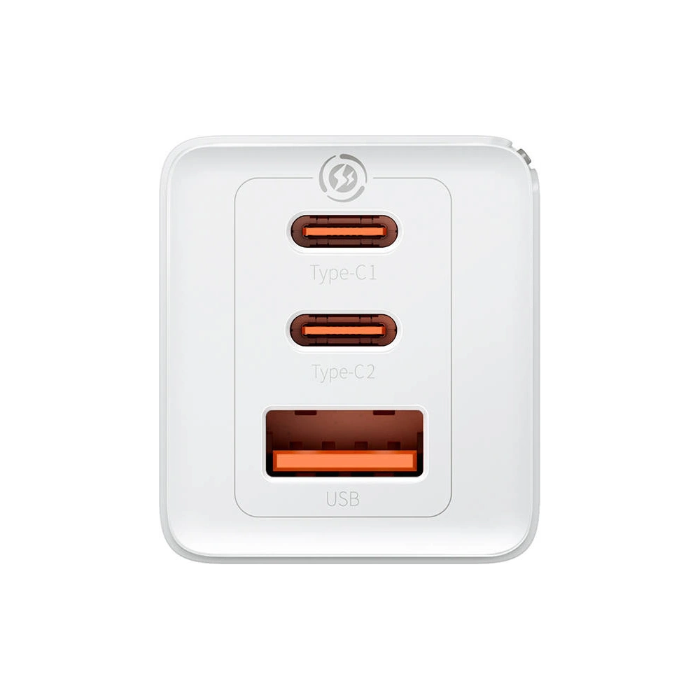 Hurtownia GSM - Încărcător de rețea Baseus GaN5 Pro 2xUSB-C + USB, 65W (alb) - BSU3709 - {ean13} - Hurt