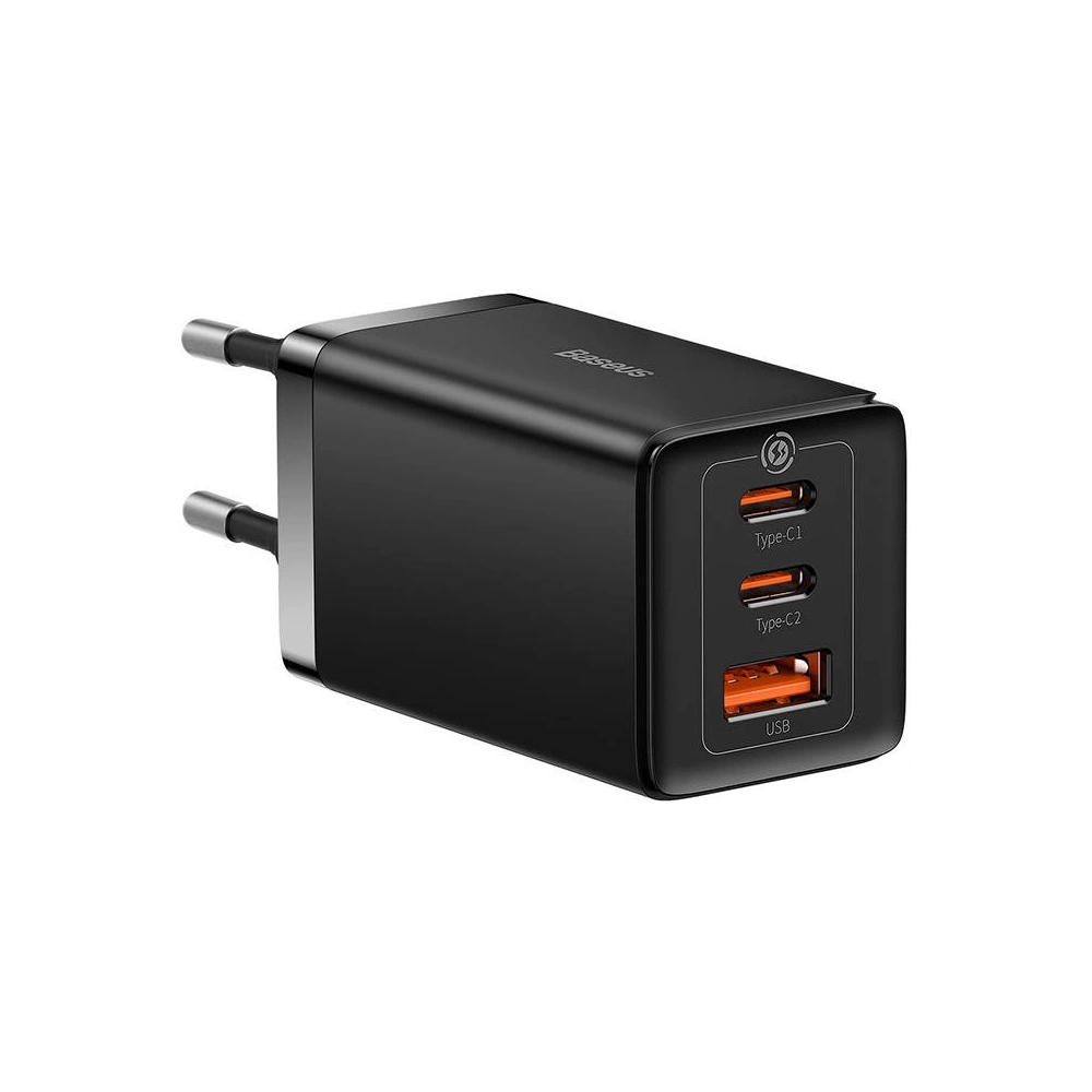Hurtownia GSM - Încărcătorul de rețea Baseus GaN5 Pro 2xUSB-C + USB, 65W (negru) - BSU3710 - {ean13} - Hurt