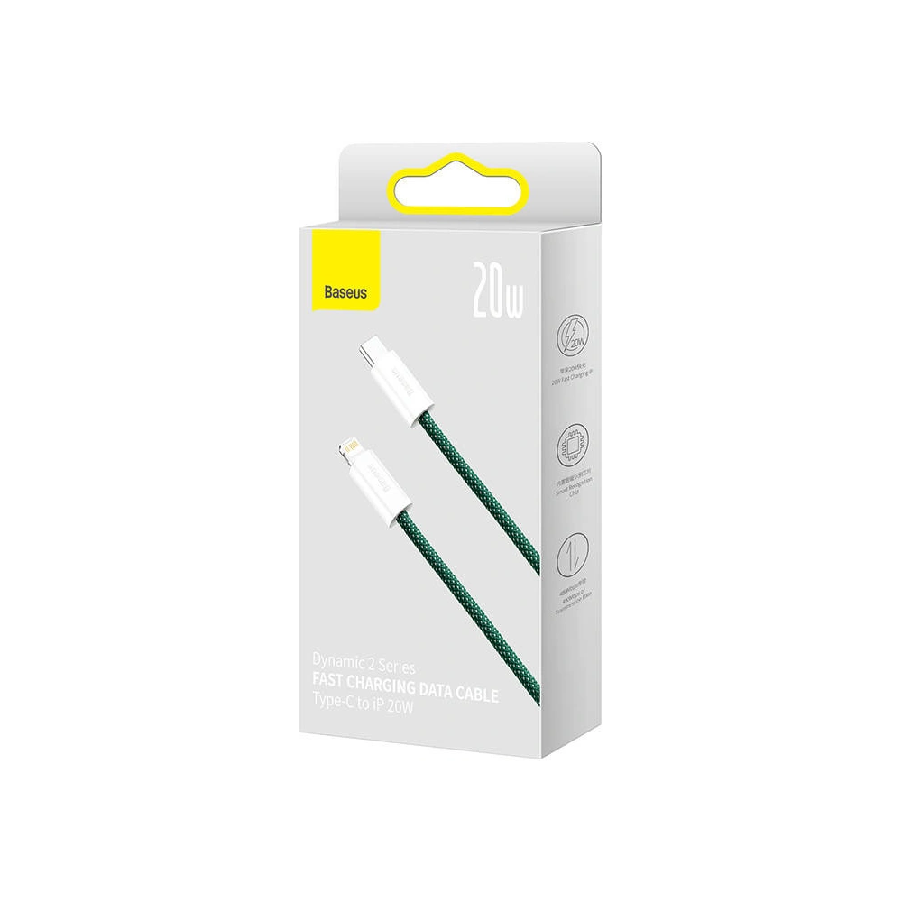 Hurtownia GSM - Kabel Baseus Dynamic 2 Series USB-C/Lightning 20W 1m (zelený) - BSU3711 - {ean13} - Hurt