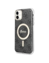 Hurtownia GSM - Set Guess husă + încărcător wireless GUBPN61H4EACSK Apple iPhone 11 negru/black hard case 4G Print MagSafe - GUE2279 - {ean13} - Hurt