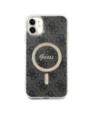 Hurtownia GSM - Set Guess husă + încărcător wireless GUBPN61H4EACSK Apple iPhone 11 negru/black hard case 4G Print MagSafe - GUE2279 - {ean13} - Hurt
