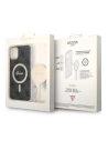 Hurtownia GSM - Set Guess Case + kabelloses Ladegerät GUBPN61H4EACSK Apple iPhone 11 schwarz/hartes Gehäuse 4G Print MagSafe - GUE2279 - {ean13} - Hurt