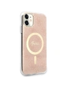 Hurtownia GSM - Set Guess Case + drahtloses Ladegerät GUBPN61H4EACSP Apple iPhone 11 rosa/pink Hartschale 4G Print MagSafe - GUE2280 - {ean13} - Hurt