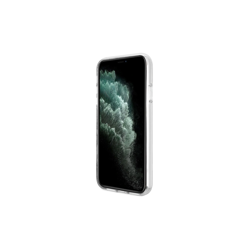 Hurtownia GSM - Zestaw Guess tok + vezeték nélküli töltő GUBPN61H4EACSP Apple iPhone 11 rózsaszín/pink kemény tok 4G Print MagSafe - GUE2280 - {ean13} - Hurt