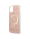 Hurtownia GSM - Set Guess husă + încărcător wireless GUBPN61H4EACSP Apple iPhone 11 roz/roz hard case 4G Print MagSafe - GUE2280 - {ean13} - Hurt