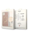 Hurtownia GSM - Set Guess husă + încărcător wireless GUBPN61H4EACSP Apple iPhone 11 roz/roz hard case 4G Print MagSafe - GUE2280 - {ean13} - Hurt