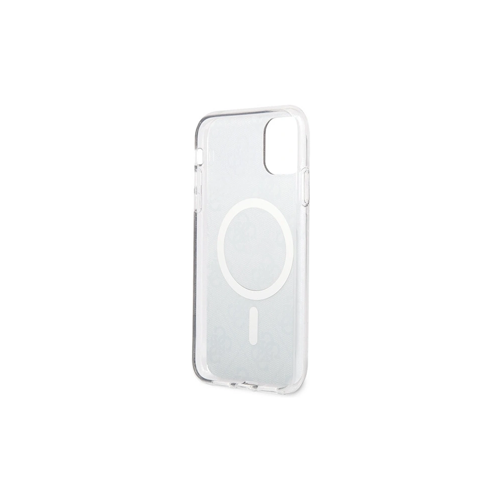 Hurtownia GSM - Set Guess husă + încărcător wireless GUBPN61H4EACSW Apple iPhone 11 maro/castaniu hard case 4G Print MagSafe - GUE2281 - {ean13} - Hurt