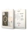Hurtownia GSM - Set Guess husă + încărcător wireless GUBPN61H4EACSW Apple iPhone 11 maro/castaniu hard case 4G Print MagSafe - GUE2281 - {ean13} - Hurt