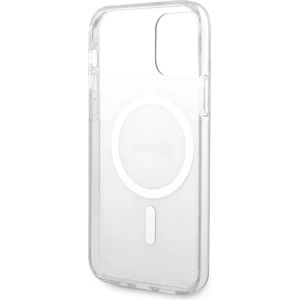 Hurtownia GSM - Sada Guess pouzdro + bezdrátová nabíječka GUBPP12MH4EACSK Apple iPhone 12/12 Pro černé/black hard case 4G Print MagSafe - GUE2282 - {ean13} - Hurt