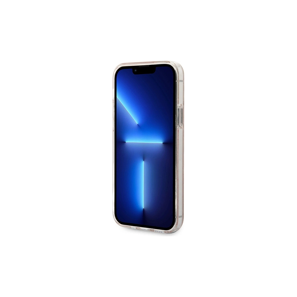 Hurtownia GSM - Zestaw Guess tok + vezeték nélküli töltő GUBPP12MH4EACSP Apple iPhone 12/12 Pro rózsaszín/pink kemény tok 4G Print MagSafe - GUE2283 - {ean13} - Hurt