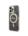 Wholesale Guess GUBPP13LH4EACSK Case + Wireless Charger Apple iPhone 13 Pro black hard case 4G Print MagSafe - GUE2285 - {ean13} - Hurt