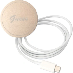 Zestaw Guess etui + ładowarka bezprzewodowa GUBPP13LH4EACSK Apple iPhone 13 Pro czarny/black hard case 4G Print MagSafe