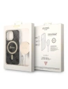 Hurtownia GSM - Set Guess husa + încărcător wireless GUBPP13LH4EACSK Apple iPhone 13 Pro negru/case dură 4G Print MagSafe - GUE2285 - {ean13} - Hurt