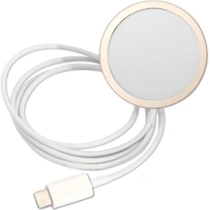 Zestaw Guess etui + ładowarka bezprzewodowa GUBPP13LH4EACSP Apple iPhone 13 Pro różowy/pink hard case 4G Print MagSafe