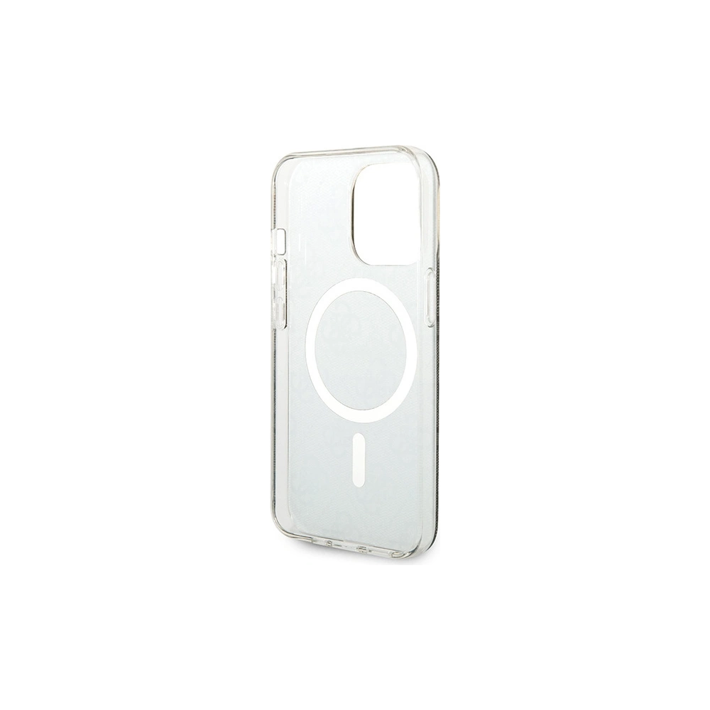Wholesale Guess GUBPP13LH4EACSW Case + Wireless Charger Apple iPhone 13 Pro brown hard case 4G Print MagSafe - GUE2287 - {ean13} - Hurt