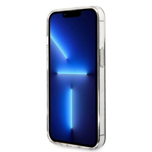 Zestaw Guess etui + ładowarka bezprzewodowa GUBPP13XH4EACSK Apple iPhone 13 Pro Max czarny/black hard case 4G Print MagSafe