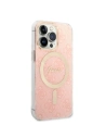 Hurtownia GSM - Sada Guess pouzdro + bezdrátová nabíječka GUBPP13XH4EACSP Apple iPhone 13 Pro Max růžová/pink hard case 4G Print MagSafe - GUE2289 - {ean13} - Hurt