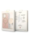 Hurtownia GSM - Sada Guess pouzdro + bezdrátová nabíječka GUBPP13XH4EACSP Apple iPhone 13 Pro Max růžová/pink hard case 4G Print MagSafe - GUE2289 - {ean13} - Hurt