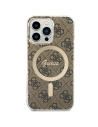 Hurtownia GSM - Set Guess husă + încărcător wireless GUBPP13XH4EACSW Apple iPhone 13 Pro Max maro/brown hard case 4G Print MagSafe - GUE2290 - {ean13} - Hurt