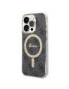 Hurtownia GSM - Set Guess husă + încărcător wireless GUBPP14LH4EACSK Apple iPhone 14 Pro negru/black hard case 4G Print MagSafe - GUE2292 - {ean13} - Hurt