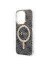 Hurtownia GSM - Set Guess husă + încărcător wireless GUBPP14LH4EACSK Apple iPhone 14 Pro negru/black hard case 4G Print MagSafe - GUE2292 - {ean13} - Hurt